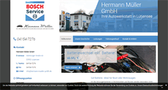 Desktop Screenshot of hermann-mueller-gmbh.de