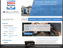 Tablet Screenshot of hermann-mueller-gmbh.de